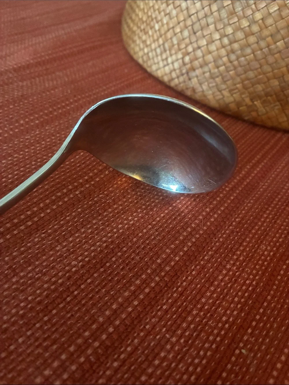Vintage Oneida Enchantment-Gentle Rose silverplate gravy ladle